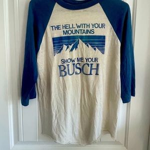 Vintage Busch Baseball Tee